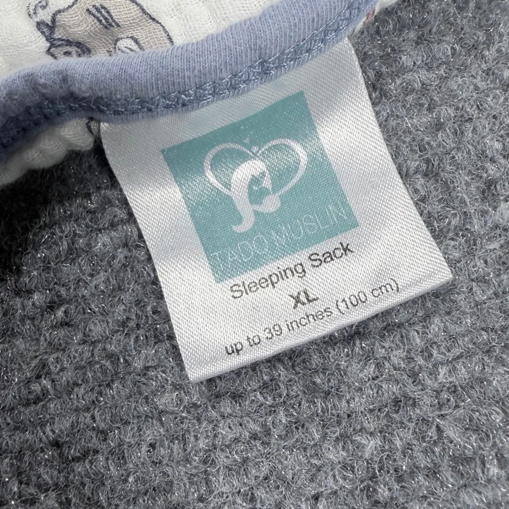 Tado Muslin Organic Cotton Sleeping Sack XL Car Print Wearable Blanket 39